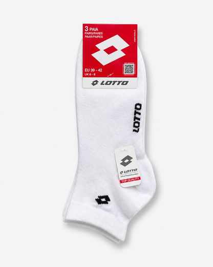 Pack 3 Calcetines Deportivos Lotto Caña Baja | BASIQ Essentials